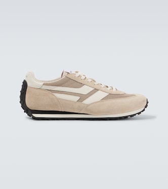Mick suede-trimmed sneakers | Tom Ford